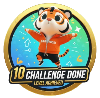 10 challenges badge