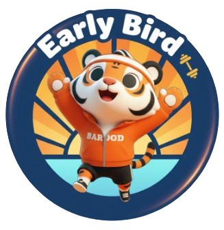 early bird badge